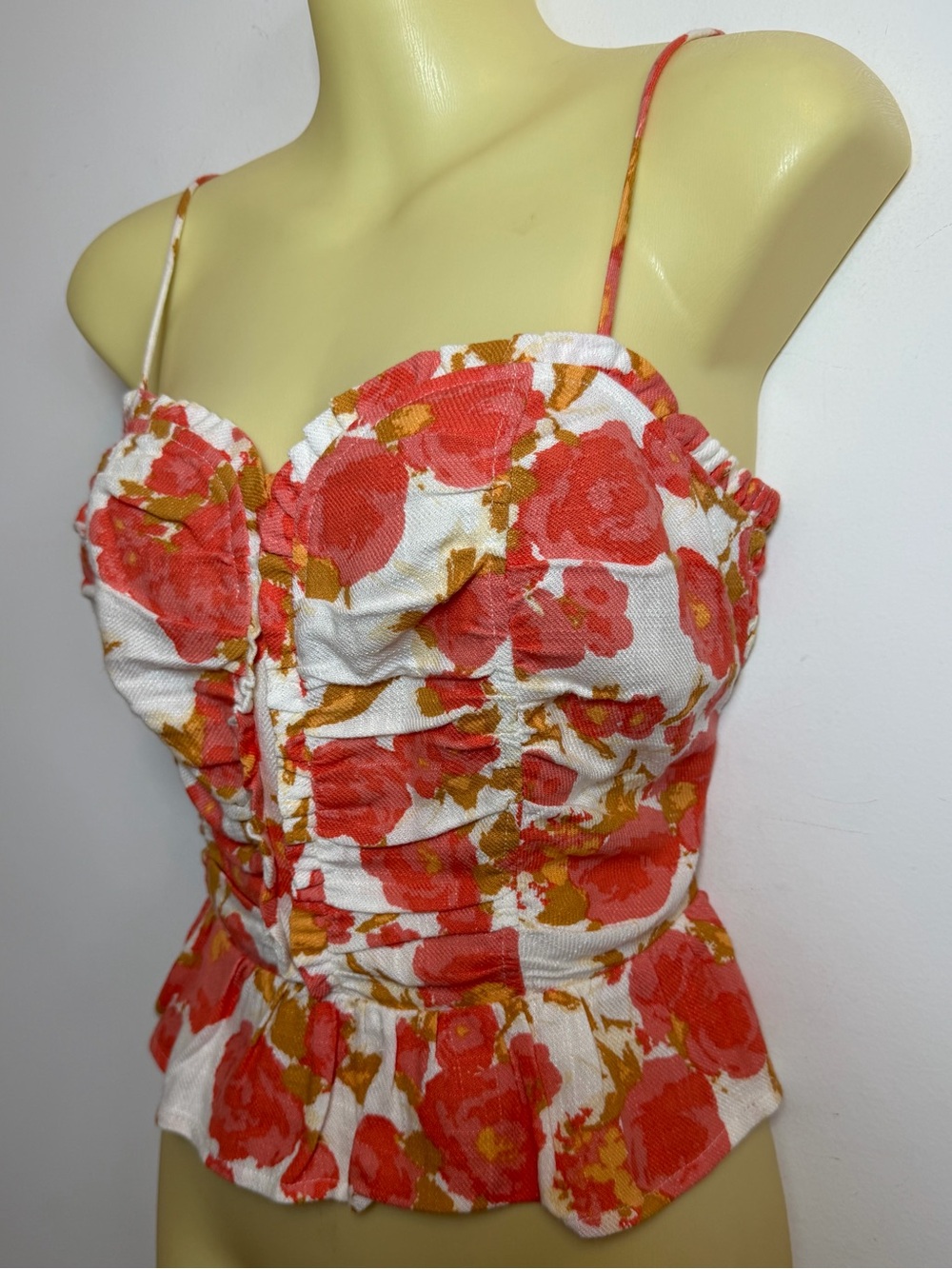 Sienna Sky Floral Sweetheart Peplum Top - Picture 4 of 8
